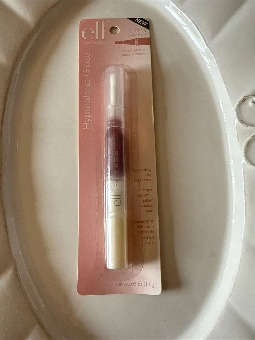 Vintage e.l.f. Hypershine Gloss Sugar Plum 9015 NEW Sealed Y2K Rare Discontinued